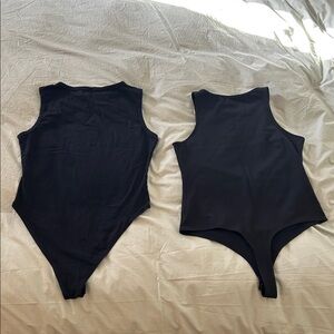 Black Tank Sleeveless Bodysuit Bundle